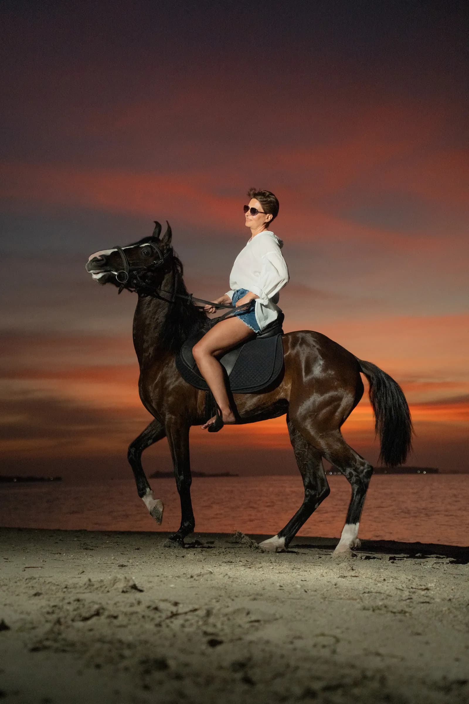 Instagram post: sunset rider
